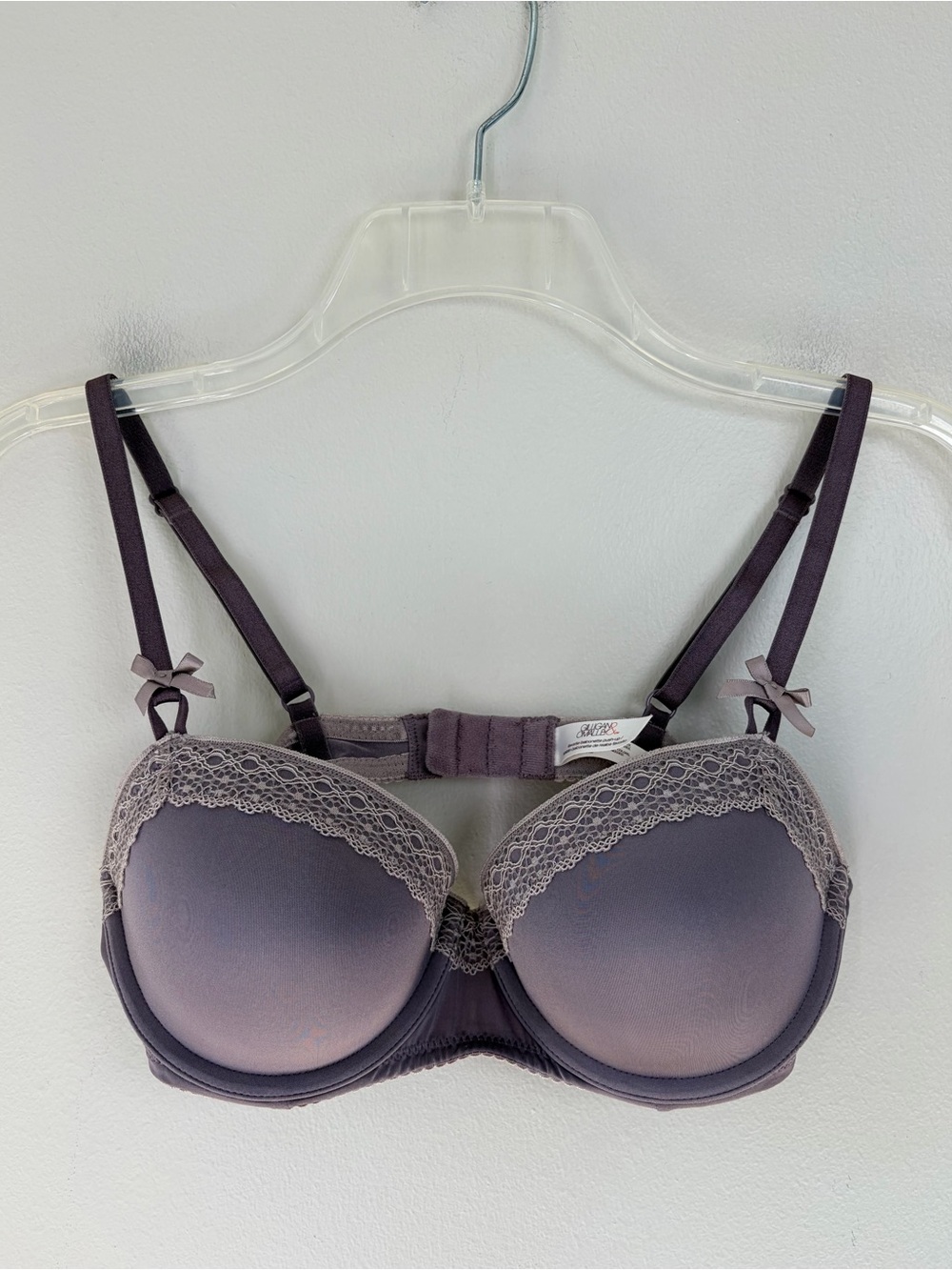 Gilligan & O’Malley 34B Dusty Purple Favorite Balconette Push Up Bra